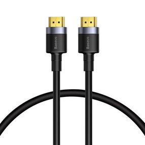 Kabelis Baseus HDMI 4K HD 2.0 CADKLF-F01 HDMI 2.0, HDMI 2.0, 2 m, melna krās./pelēka krās.