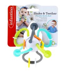 Barškutis Infantino Shake & Teethe, įvairių spalvų
