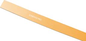 Pretestības gumija Gymstick Pro Exercise Extra Light, 250 cm x 15 cm x 0.13 cm, oranža krās.