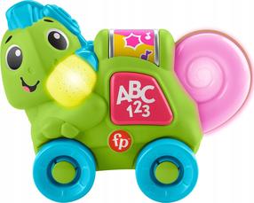 Žaislinis gyvūnas chameleonas Fisher Price Link Squad, 22.3 cm, žalia sp.