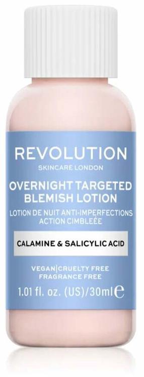 Sejas losjons Revolution Skincare Overnight Targeted Blemish, 30 ml