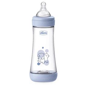 Bērnu pudelīte Chicco Perfect 5 Boy, 240 ml, 2 mēn., zila krās.