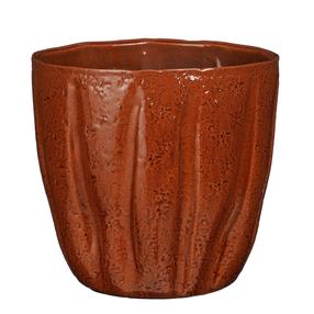 Lillepott Mica ALFREDO 1193652, keraamiline, Ø 26 cm, punane v.