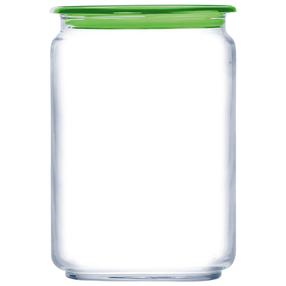 Kuivaine konteiner Luminarc Plano, 1 l, läbipaistev v./roheline v.