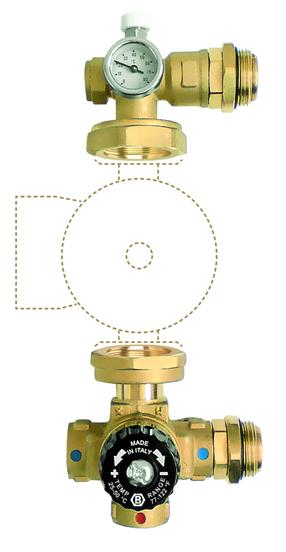 Termostaatiline element Ferro GM-WP, kollektorile, küttesüsteemidele, g1