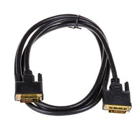 Кабель Akyga Cable DVI / DVI DVI 24+1 male, DVI 24+1 male, 1.8 м, черный цв.