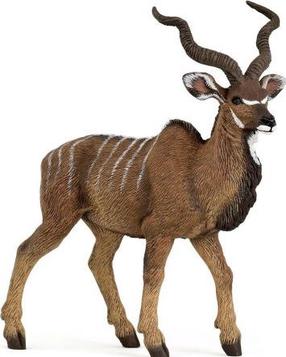 Žaislinė figūrėlė Papo Great Kudu 401083, 13 cm, ruda sp.