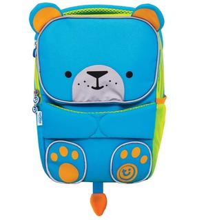 Vaikiška kuprinė Trunki Trunki Bert, mėlyna/žalia, 19 cm x 9 cm x 27 cm