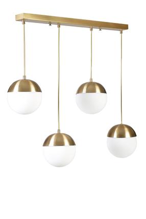Šviestuvas kabinamas Opviq Chandelier Eskitme Beyaz 941RTN1225, E27, aukso sp. / aukso sp.