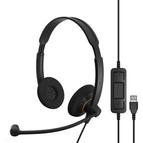 Vadu austiņas EPOS USB ML SC 60, melna krās.
