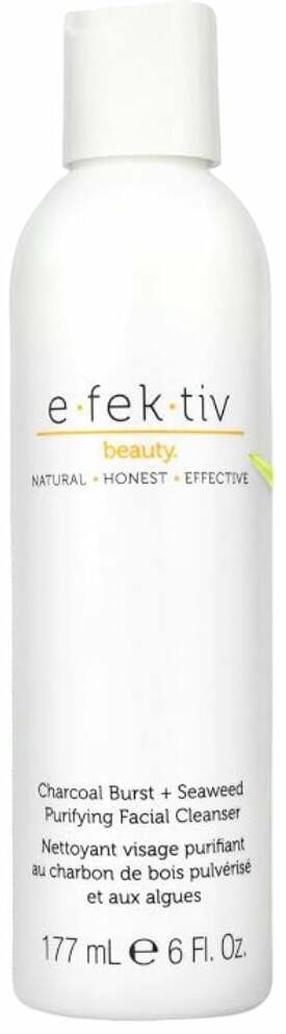 Sejas tīrīšanas līdzeklis E.fek.tiv Charcoal Burst + Seaweed Purifying, 177 ml
