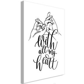 Reprodukcija Artgeist With All My Heart, m-a-0920-b-a, 40 cm x 60 cm