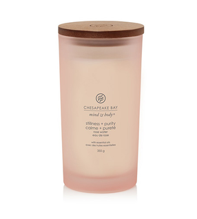 Žvakė, aromatinė Chesapeake Bay Mind & Body Stillness + Purity, 82 h, 0.355 g, rožinė sp.
