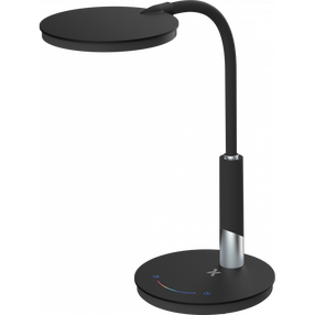 Darba galda gaismeklis Maxcom Panama ML 5200, LED, 10W, melna krās./melna krās.