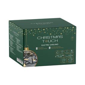Гирлянда лампочек Christmas Touch XYIP-31ELED-600C-B, 12 м, теплый белый цв., 600 LED