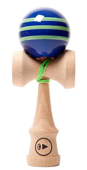 Кендама Krom Kendama Europe Play Pro II Triple Stripes, синий цв.