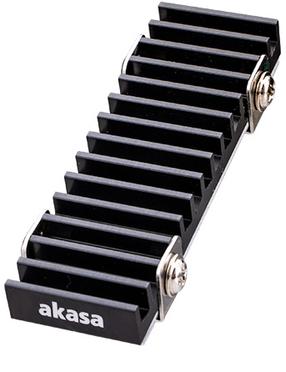 Radiators Akasa Gecko Pro A-M2HS02-BK, 71.5 cm, melna krās.