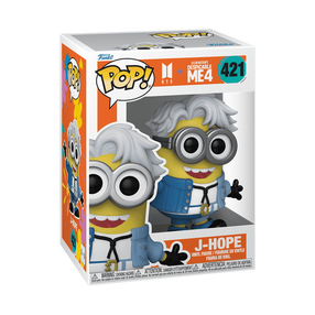 Rotaļlietu figūriņa Funko POP! Despicable Me 4 J-Hope 421, 9 cm, zila krās./dzeltena krās.