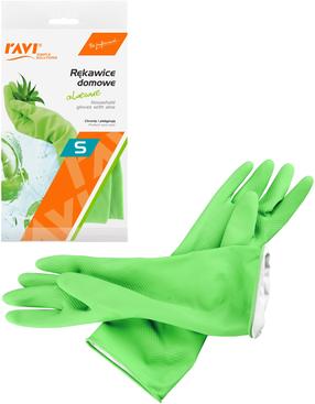 Cimdi lateksa Simple Solution Aloe, pieaugušajiem, zaļa krās., S, 2 gab.