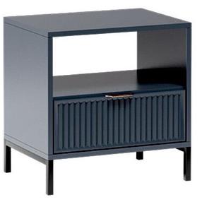 Naktinis staliukas Eleganzo LS-7, mėlyna sp., 55.1 cm x 54.4 cm x 40.6 cm