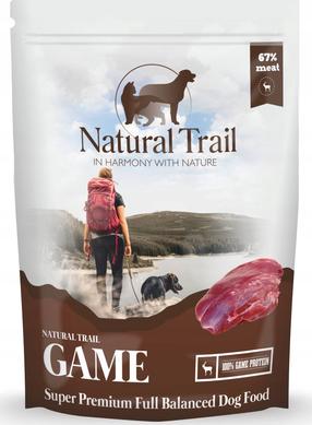 Märg koeratoit Natural Trail Game, hirveliha, 0.5 kg