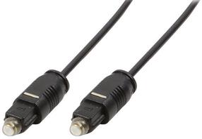Vads Logilink Optical Cable Toslink to Toslink Toslink, Toslink, 5 m, melna krās.
