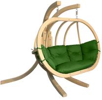 Pakabinamas krėslas Czillo Swing Pod XL, žalia sp.