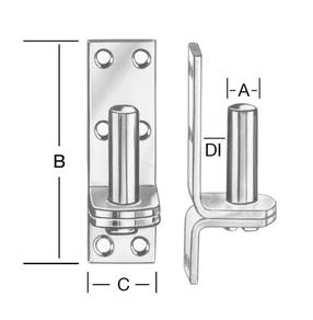 Kinnitusdetail väravatele Vorman, 1.3 cm
