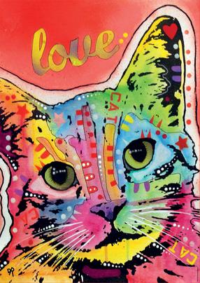 Dėlionė Educa Tilt Cat Love 111322, 68 cm x 48 cm, 1000 vnt., įvairių spalvų