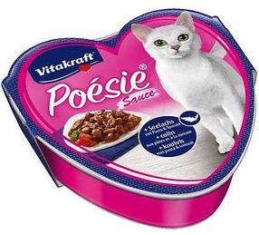 Влажный корм для кошек Vitakraft Poesie Sauce, рыба/овощи, 0.085 кг