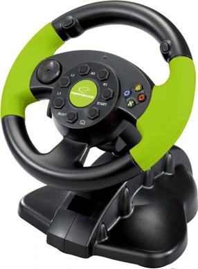 Игровой руль Esperanza EG104, черный цв.