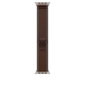 Pulksteņa siksniņa Apple Trail Loop, 49 mm M/L, natural titanium krās./dark umber
