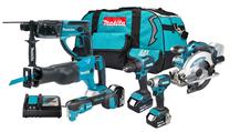Akumuliatorinis gręžtuvas su akumuliatoriumi Makita DLX6141TX1, 18 V, 5 Ah