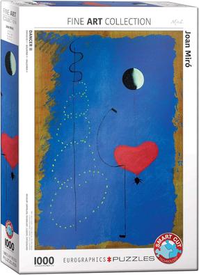 Dėlionė Eurographics Fine Art Joan Miro Dancer II, 68 cm x 48 cm, 1000 vnt., mėlyna sp./juoda sp./raudona sp.