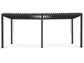 Pavėsinė Pergola Premium, 600 x 250 cm, juoda sp.