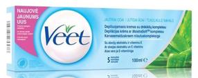 Depiliacinis kremas Veet Sensitive Almond Milk Depilatory, 100 ml
