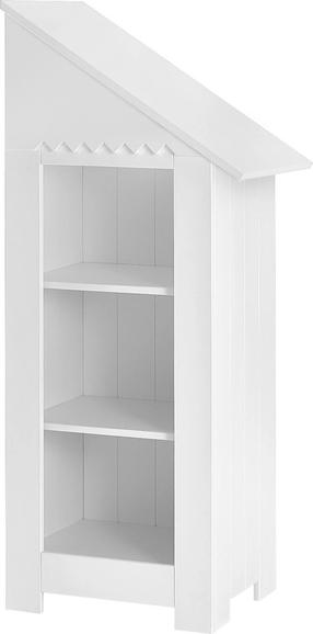 Knygų lentyna Pinio Marsylia, balta sp., 139 cm x 58 cm x 44 cm