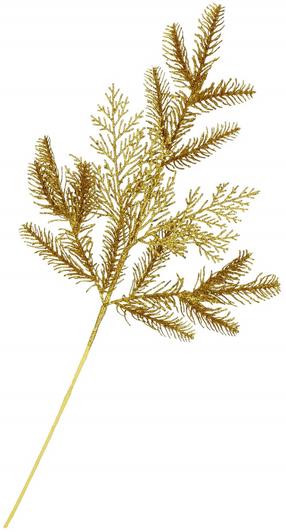Kalėdinė dekoracija Springos, aukso sp./geltona sp., 69 cm x 29 cm