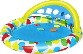 Baseins, bērnu Bestway Kiddie 52378, daudzkrāsaina 120 cm x 117 cm x 46 cm