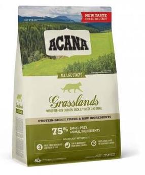 Kuiv kassitoit Acana Grasslands, kanaliha/kalkun/pardiliha, 1.8 kg