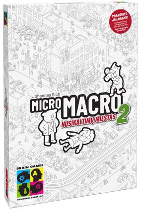 Stalo žaidimas Brain Games MicroMacro Crime City 2 MM2LT, LT