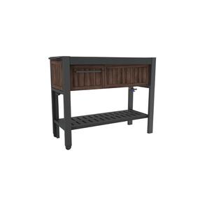Садовый стол Keter Party Station, ореховый цв., 117.6 см x 43 см x 90 см
