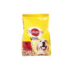 Sausas šunų maistas Pedigree, jautiena, 0.5 kg
