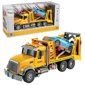  Mänguautode transportija Lean Toys 2in1, sinine v./kollane v.