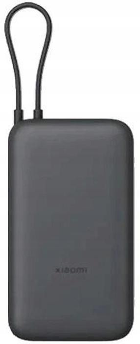 Lādētājs-akumulators (Power bank) Xiaomi, 20000 mAh, pelēka krās.