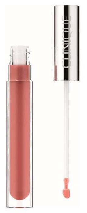 Lūpų blizgis Clinique Pop Plush, 3.4 ml, smėlio sp., 02 chiffon pop