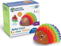 Lavinimo žaislas Learning Resources Rainbow Stacker Hedgehog, įvairių spalvų