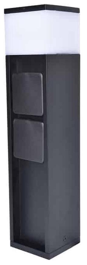 Pastatomas lauko šviestuvas Lutec Mains, 11W, LED, IP44, tamsiai pilka sp., 8 cm x 36.7 cm