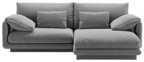 Kampinė sofa Micadoni Torino, šviesiai pilka sp., dešininė, 220 x 170 cm x 83 cm