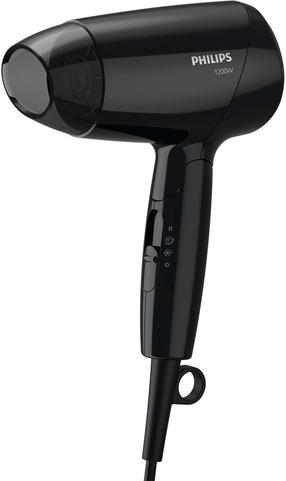 Фен Philips EssentialCare BHC010/10, 1200 Вт, черный цв.